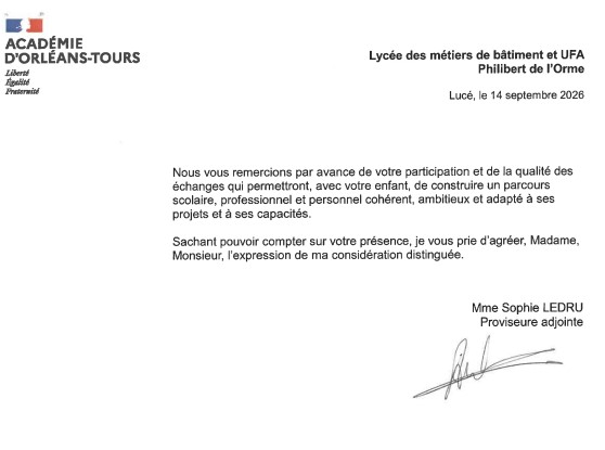  la réunion d\'information  parents